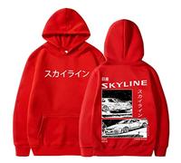 Honghuang Initial D Anime AE86 Sweats À Capuche Unisexe R34 Skyline GTR JDM Casual Pulls Lâches Vêtements