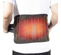 HONGJING Ceinture de soutien arrière avec chaleur pour le bas du dos | ceinture lombaire rechargeable pour hernie discale, sciatique, fonctionne pour les hommes ou les femmes (M)
