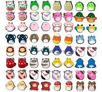 hongliang Lot de 66 breloques de chaussures mignonnes en forme d'animal pour décorations de chaussures assorties pour adultes, filles, garçons, adolescents