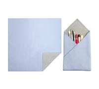 hongliang Trousse de maquillage autocollante en tissu magique de 45 cm, multi-usage, réutilisable, pour voyage, protection d'objectif d'appareil photo et rangement d'ordinateur portable, organisateur