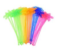 Hongma 50 Pcs Touillette Cocktail Swizzle Cocotier Stick Plastique Fête Soirée