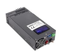 HONGPOE Bloc d'alimentation à découpage 2000 W 0-27 V 74 A DC, alimentation régulée réglable avec affichage numérique, transformateur adaptateur convertisseur AC vers DC pour bande lumineuse LED