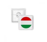 Hongrie Drapeau National Pays d'europe Symbole PBT Keycaps pour Clavier mécanique Blanc OEM sans Marquage d'impression R3 Multicolore