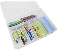 Hongshang 10194 Assortiment de gaines thermorétractables multicolore Taux de retreint:2:1 127 parties