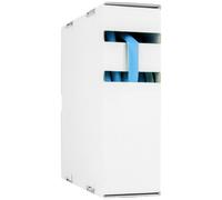 Hongshang 2111114068 Gaine thermorétractable sans colle bleu 19.00 mm 9.50 mm Taux de retreint:2:1 5 m