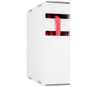 Hongshang 211134328 Gaine thermorétractable sans colle rouge 2.40 mm 1.20 mm Taux de retreint:2:1 15