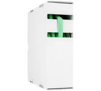 Hongshang 211184258 Gaine thermorétractable sans colle vert 9.50 mm 4.80 mm Taux de retreint:2:1 10 m