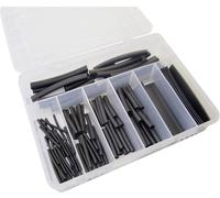 Hongshang Sort. S-127 Assortiment de gaines thermorétractables noir Taux de retreint:2:1 127 parties