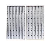 Hongso Grilles émettrices Tru-Infrarouge en acier inoxydable de 43,2 cm G362-2100-W1 Pièces de rechange pour barbecue Charbroil 2 brûleurs 463642316, 463644220, 463675016, 463632520, 466642316 466644