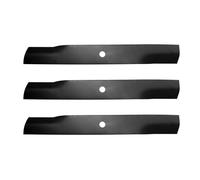 Hongvchang 110-6837-03 Lot de 3 lames de tondeuse à levage élevé compatibles avec les tondeuses Toro Timecutter de 50 pouces, MX5060, lames à virage zéro de 127 cm, remplace 115-5059-03 112-9759-03