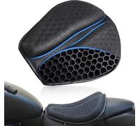 HONGWEICHUHAI Coussin de Selle Moto en Gel pour Harley Davidson V Rod 2002-2020, Housse de Selle Moto à Structure alvéolaire 3D Respirante, Absorption des Chocs