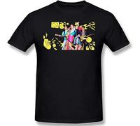 HONGWEl Men's G_O VI_Ve A T_U Ma_Nera Cotton Lightweight Classical Vintage Short Sleeve T-Shirt T-Shirt Black S