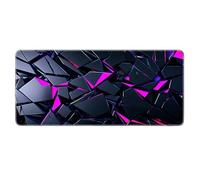HongXINGDd Extra Large Tapis de Souris Formes Géométriques Protection Clavier Ordinateur Surface Tissu Micro Texturée Mouvements Rapides Contour Cousu Accessoire PC Gaming Maison