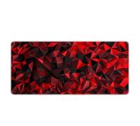 HongXINGDd Extra Large Tapis de Souris Formes Géométriques Protection Clavier Ordinateur Surface Tissu Micro Texturée Mouvements Rapides Contour Cousu Accessoire PC Gaming Maison