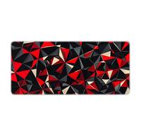 HongXINGDd Extra Large Tapis de Souris Formes Géométriques Protection Clavier Ordinateur Surface Tissu Micro Texturée Mouvements Rapides Contour Cousu Accessoire PC Gaming Maison