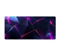 HongXINGDd Extra Large Tapis de Souris Formes Géométriques Protection Clavier Ordinateur Surface Tissu Micro Texturée Mouvements Rapides Contour Cousu Accessoire PC Gaming Maison