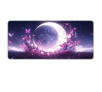 HongXINGDd Tapis de Souris étendu Grand Tapis de Souris avec Bord Cousu Base antidérapante en Caoutchouc Lavable Resilient XL Tapis de Souris Gaming pour Le Bureau et la Maison