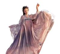 HongYa 2020 Femmes Traditionnelles Fleur Hanfu Robe Ancien Costume Chinois Belle Danse Hanfu Originale Princesse Tang Dynastie Robe