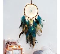 Hongyans Attrape de Rêves LED Handmade Capteur de Rêves en Plumes Lumineux Dream Catcher pour Chambre Maison Décoration Tenture Murale Mobile Decoratif Filles Enfants Cadeau