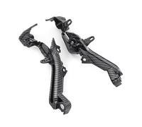 HONGYISM Cache Phare Pour MT09 Pour MT 09 2017 2018 2019 2020 Pour FZ09 2019 Pour FZ 09 Coque Protection Cadre D'instrument Carénage Supérieur Visière Phares(D(Carbon Fiber Look))
