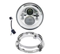 HONGYISM Moto Projecteur Spot Phare Antibrouillard Pour Electra Glide Softail Fat Boy Touring(Lamp and bracket)