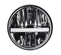 HONGYISM Moto Projecteur Spot Phare Avant LED 7 Pouces Avec Anneaux Lumineux Et Clignotants Pour Softail Slim Fat Boy(2)