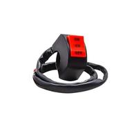 HONGYISM Moto Projecteur Spot Phare De Conduite LED Bicolore Pour Moto, Projecteur Auxiliaire, Feu Travail, Accessoire Antibrouillard 10 W(Switch 3model)