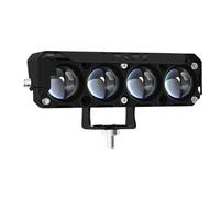 HONGYISM Moto Projecteur Spot Projecteurs LED Pour Moto, Phares Pour Ultra-lumineux, Lentille À Trois Lentilles Éclairage Fisheye Bicolore Étanches Résistants Aux Chocs(4 Eye Light)