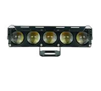 HONGYISM Moto Projecteur Spot Projecteurs LED Pour Moto, Phares Pour Ultra-lumineux, Lentille À Trois Lentilles Éclairage Fisheye Bicolore Étanches Résistants Aux Chocs(5 Eye Light)