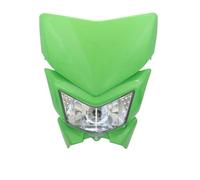 HONGYISM Phare Moto 12V H4 35W Phare Avant Pour Pour KLX 110 125 150 230 250 300 450R Pour CRF Pour WRF Dirt Bike Phares(Green B)