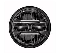 HONGYISM Phares Avant Pour Moto Phare LED Rond Universel Pour Motos 5.75 Pouces DRL 3/4 Pour Shadow Pour VT 600 700 750 1100 Pour VTX 1300 1800(Le noir)