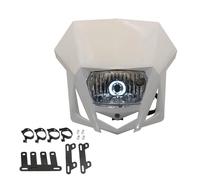 HONGYISM Pour Pour KLX 150 250 450 Plaque Phare Moto Pour Accessoires Motocross Enduro Phare Motocross Phares(Blanc)