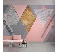 HongYouQi Papier Peint 3D, Salon Canapé, Lignes Géométriques, Paysage Simple, Salon Canapé, Tv Fond D’Écran-430Cm×300Cm