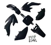 hongyu Kit de garde-boue CRF50 en plastique noir pour moto tout-terrain chinois CRF XR 50cc avec toutes les vis de montage
