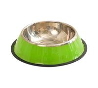 Honhoha Bol de Nourriture pour Chien en Acier Inoxydable, Plats d'eau pour Chat en Acier Inoxydable | Plat d'eau antidérapant pour Aliments pour Animaux | Plat pour Chien, gamelles pour Animaux de