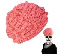 Honhoha Chapeau imprimé Cerveau - Bonnet tricoté d'halloween - Casquette élastiquée avec Un Design Unique Cerveau, Chapeau Chaud pour Les Cadeaux d'anniversaire d'accessoires d'halloween