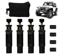 Honhoha Dégonfleur de Pneu Automatique, dégonfleur de Pneu Rapide Déflateurs d'air de Pneu réglables Outil de gonflage de pneus à arrêt Automatique 4x4, 4 pièces (10-30 PSI), Rapide pour véhicules