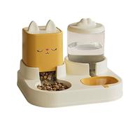 Honhoha Ensemble Distributeur de Nourriture et d'eau pour Chat, mangeoire Automatique pour Chien et Eau Distributeur d'eau pour Chien de Grande capacité, récipient Alimentaire - Mangeoire