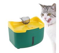 Honhoha Fontaine à Boire pour Animaux de Compagnie, Fontaine à Eau pour Chat,Fournitures d'alimentation et d'abreuvement pour Chats | Pompe silencieuse, Filtre Automatique à Charbon et Mousse, sans