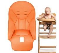 Honhoha Housse Coussin de Chaise Haute, Housse de Chaise pour bébés en Cuir PU, Tapis d'insertion de Chaise de bébés, Housse de siège Confortable pour Peg Perego, Kosmic Jané, Baoneo, Siesta Zero3