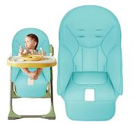 Honhoha Housse Coussin de Chaise Haute, Housse de Chaise pour bébés en Cuir PU, Tapis d'insertion de Chaise de bébés, Housse de siège Confortable pour Peg Perego, Kosmic Jané, Baoneo, Siesta Zero3