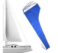 Honhoha Housse de Bass Boat Housse de bôme de Grand-Voile | Épaissir Le Manchon de Voile 210D pour 8-9Ft 9-10Ft 10-11Ft 11-12Ft 12-13Ft Vent Pare-Soleil Couverture de Neige Boom Voile