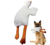 Honhoha Jouet À Mâcher pour Chiot - Divertissement des Animaux Qui S'ennuient | Jouet en Peluche À Mâcher pour Chien Canard Blanc | pour Salon Balcon Jardin Cour Camping Entraînement Races de Chiens