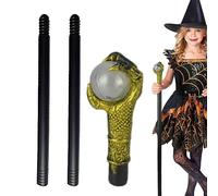 Honhoha Jouet de Canne de Marche d'halloween, du Festival, Accessoires de déguisement Halloween King Cosplay Prop, Fournitures de thème de fête d'halloween pour Adultes