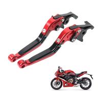 Honhoha Levier de Frein pour Moto,Poignée Pliante en d'Aluminium | Manette Pliante Pour Contrôle Précis Passionnés De Moto Sportive Et Randonnée