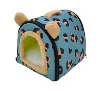 Honhoha Lit pour Hamster et Lapin,Maison Douce et Chaud pour Animaux de Compagnie - Accessoire pour Cage Cachette Nid Détente Jeu Intérieur Extérieur