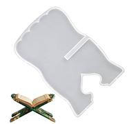 Honhoha Moule pour Porte-Livre | pour Moulage plâtre et résine époxy | Empreinte en Silicone pour présentoir à Livre - pour pupitre de prière, décoration intérieure, présentoirs, Loisirs créatifs et