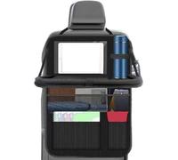 Honhoha Organisateur Arrière de Voiture - Protecteur de Siège Auto avec Rangement - Tapis Anti-Bottes Imperméable avec Porte-Tablette pour Voiture SUV Sedan Voyage