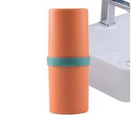 Honhoha Porte-Brosse À Dents pour Voyage | Boîtier Étanche Et Lisse,Boîte pour Brosse à Dents avec Couvercle - pour Amis, Voyage, Camping, Séjour, Salle De Sport, Dortoir, Hôtel, Sac À Dos