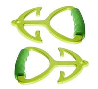 Honhoha Porte-Sac de Courses | Poignée Ergonomique Confortable pour Transport de Sacs - Ensemble Réutilisable Antidérapant 2 Pièces pour Pique-Nique Camping Linge Courses Voyage Livraison